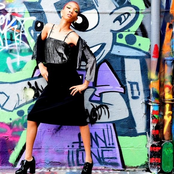 Studio 54 70s disco dress with jacket - Picture 4 of 5